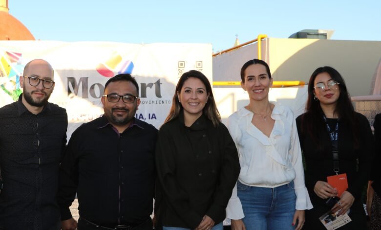 Autoridades presentan el Festival MOVART Querétaro 2025 en rueda de prensa.